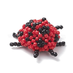 Подвески в виде божьих коровок из стеклянного бисера Toho&nbsp;PALLOY-MZ01123