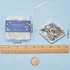 Подвески и звенья из сплава в тибетском стиле&nbsp;TIBEP-SC0001-53AS