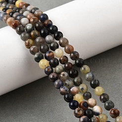 Природный содалит бисер нитей&nbsp;G-F591-13A