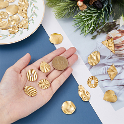 24 шт. 12 подвески из текстурированной нержавеющей стали 201&nbsp;STAS-FH0001-98