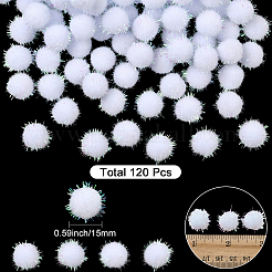 120шт. блестящий шарик-помпон из полипропиленового волокна&nbsp;FIND-SC0019-70B