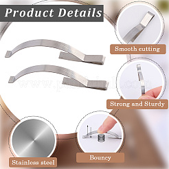 Пружинные угловые зажимы для оконной сетки из нержавеющей стали&nbsp;AJEW-CN0002-93A