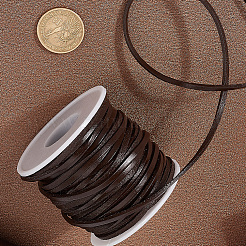 20 ярд плоских кожаных шнуров WL-CL0001-16A