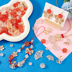 Прозрачные акриловые бусины&nbsp;OACR-PH0004-32B