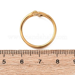 Женские кольца из нержавеющей стали 304 с прозрачным кубическим цирконием&nbsp;RJEW-Z115-01G