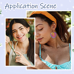 48 шт. филигранные подвески из нержавеющей стали 430 и 201 в двух стилях&nbsp;STAS-TA0002-19