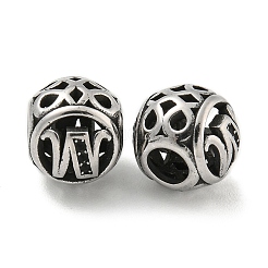 304 нержавеющая сталь бусины со стразами&nbsp;STAS-O002-01W-AS