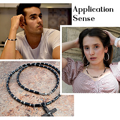 180 шт. распорные бусины из нержавеющей стали 201&nbsp;STAS-MP0001-07