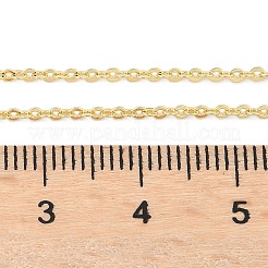 Латунные кабельные цепи ожерелья&nbsp;LS-NJEW-E151-03G