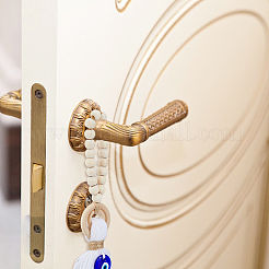 Деревянные бусины дверная ручка подвеска украшения&nbsp;AJEW-WH0270-923A