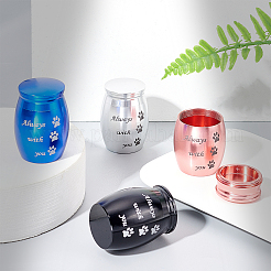 Гроб для праха домашних животных из нержавеющей стали 316&nbsp;AJEW-WH0013-41D