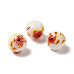 Бусы лэмпворк ручной работы&nbsp;LAMP-G162-08B-04