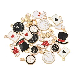 20шт 10 стиля подвески из сплава с эмалью&nbsp;ENAM-FP0002-89