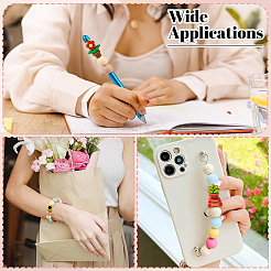 10шт 5 стиля силиконовые бусины&nbsp;SIL-CJ0003-07