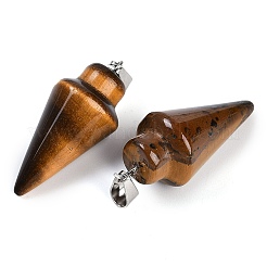 Естественно тигровый глаз камень указал кулоны&nbsp;G-K384-01P-07