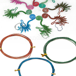 6м двухцветной медной проволоки для бисероплетения для изготовления ювелирных изделий&nbsp;CWIR-LP0001-13