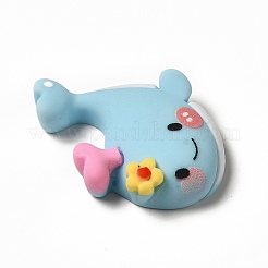 Кабошоны из непрозрачной смолы с морской тематикой&nbsp;LS-RESI-C030-01E