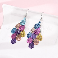 Серьги-капли из нержавеющей стали 430&nbsp;EJEW-A137-14P