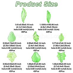 360шт 8 стиля прозрачные акриловые подвески&nbsp;OACR-FS0002-38