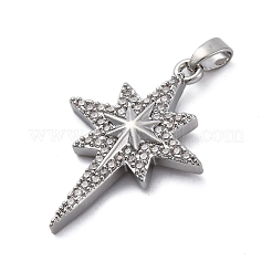 Латунные микро проложить кубического циркония подвески&nbsp;KK-V009-27G