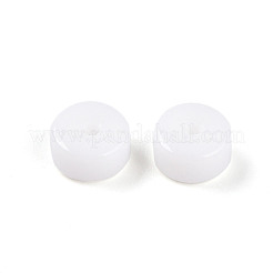 Непрозрачные однотонные стеклянные бусины&nbsp;X1-GLAA-N007-6x3mm-A10