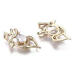 Латунные микро проложить кубического циркония подвески&nbsp;X-KK-R111-028