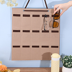 Фетровая подвесная сумка для хранения солнцезащитных очков&nbsp;AJEW-WH20006-67D