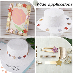 60 шт. 6 цвета ПУ украшения аксессуары&nbsp;DIY-GF0007-40