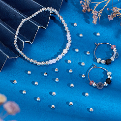 30шт 925 бусины из стерлингового серебра&nbsp;STER-AR0001-18B