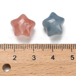 Непрозрачные акриловые бусины градиентного цвета&nbsp;SACR-P035-07