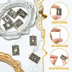 10шт 10 стиля подвески из сплава с эмалью&nbsp;ENAM-YW0005-50