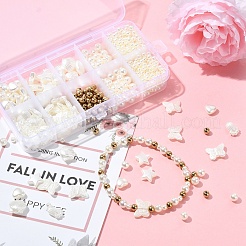 685 шт. пластиковые бусины с имитацией жемчуга&nbsp;KY-YW0001-91