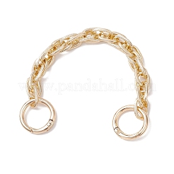 Алюминиевые текстурированные веревочные цепочки-удлинители для сумок&nbsp;FIND-JF00162-01