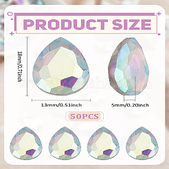 Кабошоны со стразами&nbsp;RGLA-LP0001-06C