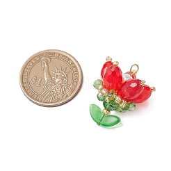 Прозрачные стеклянные подвески&nbsp;PALLOY-MZ00722