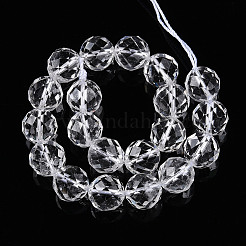 Природных кристаллов кварца бисер нитей&nbsp;G-S345-10mm-35