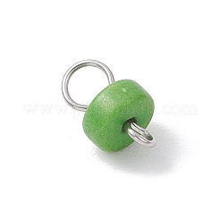 Подвески-коннекторы heishi из синтетической бирюзы&nbsp;PALLOY-JF04247-01