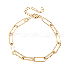 Браслеты-цепочки из нержавеющей стали 304 для женщин&nbsp;BJEW-G775-01G