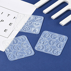 3шт 3 Молды для подвесок своими руками&nbsp;AJEW-FS0001-33