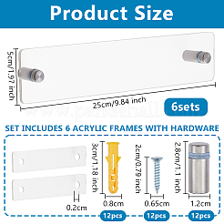 Акриловые визитницы&nbsp;AJEW-WH0270-597C