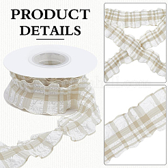 2 рулон льняной ленты 2 цветов для декора шитья&nbsp;OCOR-CY0003-17B