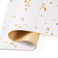 20 лист пластиковой упаковки для букетов цветов из золотой фольги&nbsp;DIY-TAC0025-13A