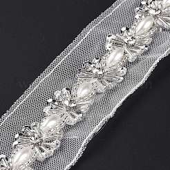 Кружевная отделка органзой&nbsp;DIY-XCP0002-48