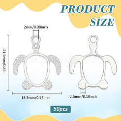 Подвески из сплава с открытой спиной&nbsp;FIND-PH0026-70S