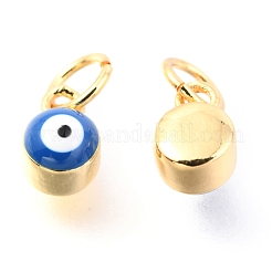 Латунь эмаль подвески&nbsp;KK-Y001-02B-03G