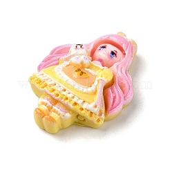 Мультяшные девушки из непрозрачной смолы декодируют кабошоны&nbsp;RESI-S392-03C-06