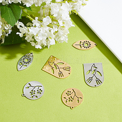 12 шт. 6 подвески из нержавеющей стали 201&nbsp;STAS-DC0006-24