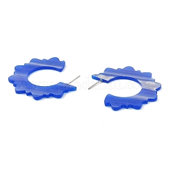 Акриловые серьги-гвоздики-солнце&nbsp;EJEW-I287-01D