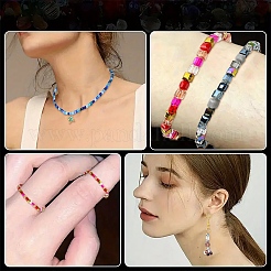 500шт. кубические стеклянные бусины&nbsp;GLAA-YWC0005-01A