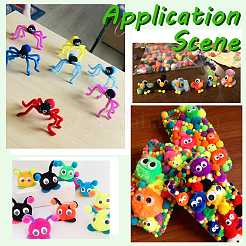 150шт полиэстеровый помпон-шар&nbsp;DIY-SC0031-33C